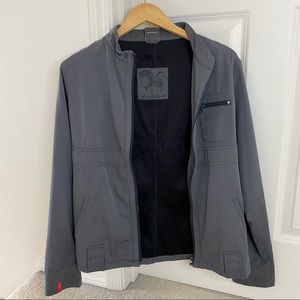 Skunkfunk gray utility jacket